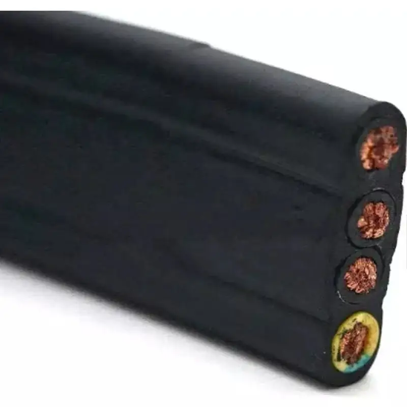 12AWG плоский 3-ядерный 4-ядерный погружной кабель насоса