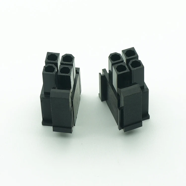
ZPT Custom High Quality 8 pin Black Plastic Wire to Board 4.2mm 5557 Pitch Plastic Housing Connector 