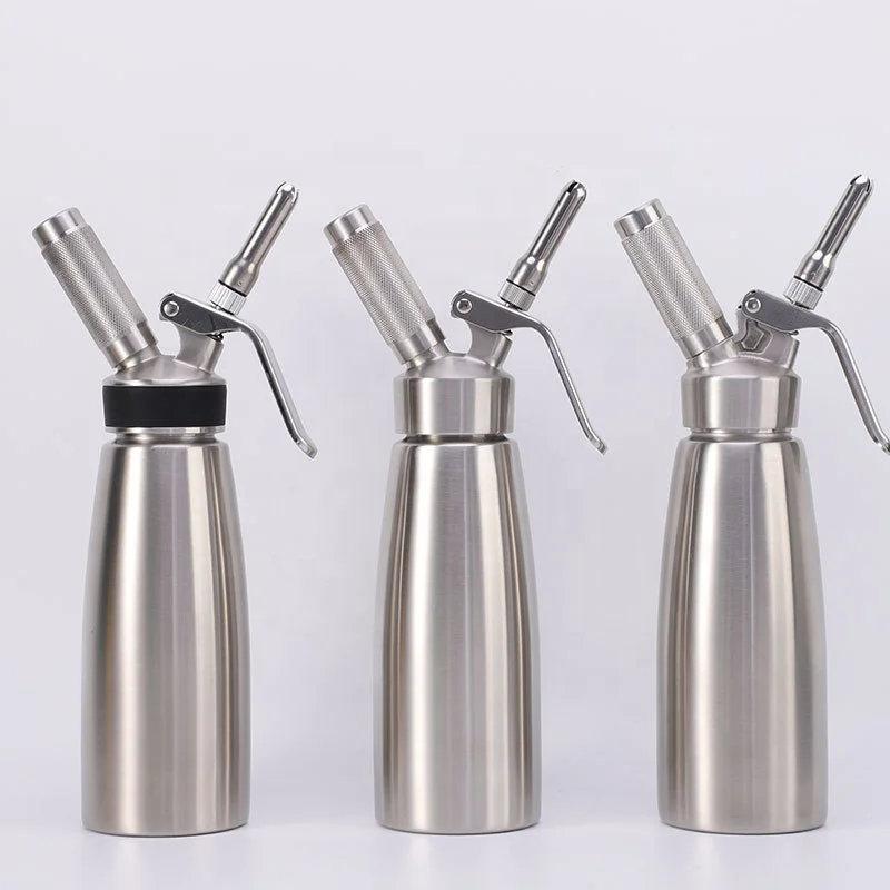 18/8 Stainless Steel Whipped Cream Dispenser With 3 Decorating Tips Professional Whipped Cream Maker Home Bake Tools