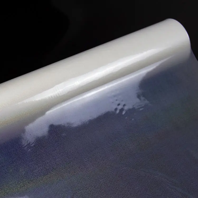 Cold lamination film with glitter roll holographic laminating film for advertising