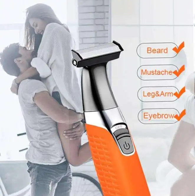 Hot Sale Professional USB Rechargeable Shaver Home Electric Hair Trimmer Facial Hair Razor Washable Shavers