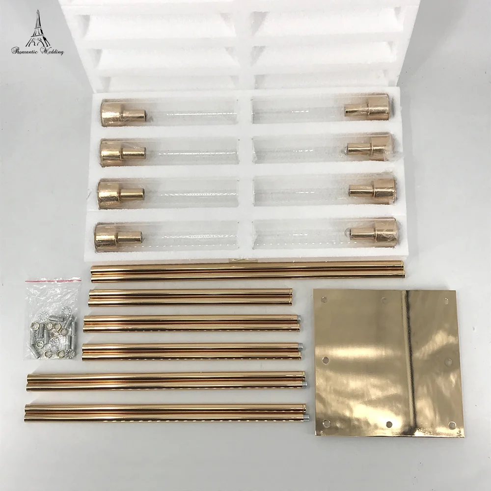 10 Heads 120cm Tall Gold Metal Square Base Candle Holder with glass lampshade Wedding Home Decor Metal Candlestick