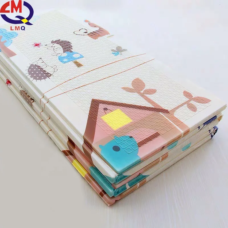 Детский игровой коврик-пазл xpe, Детские утолщенные игрушки, коврик для ползания