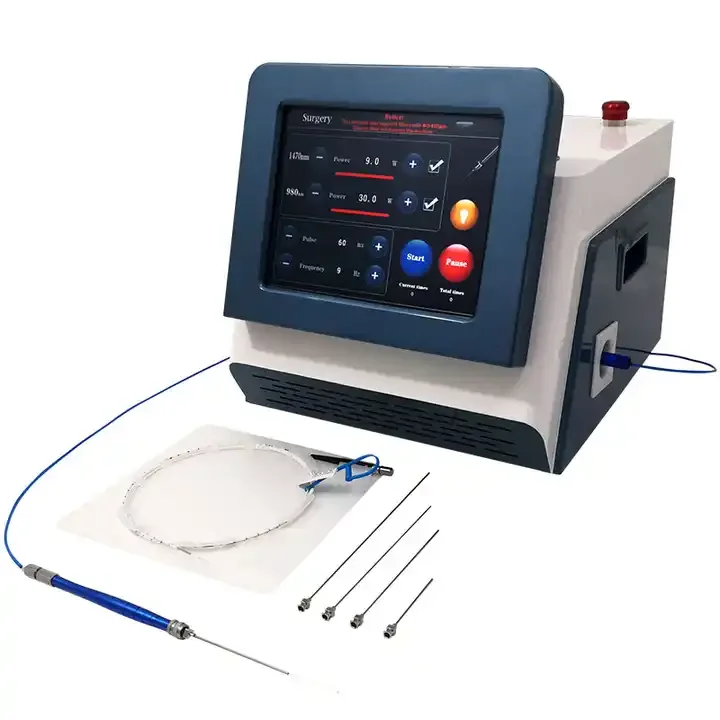 980nm 1470nm Diode Laser Red Bloodshot Spider Vein Removal Weight Loss Blood Vessel