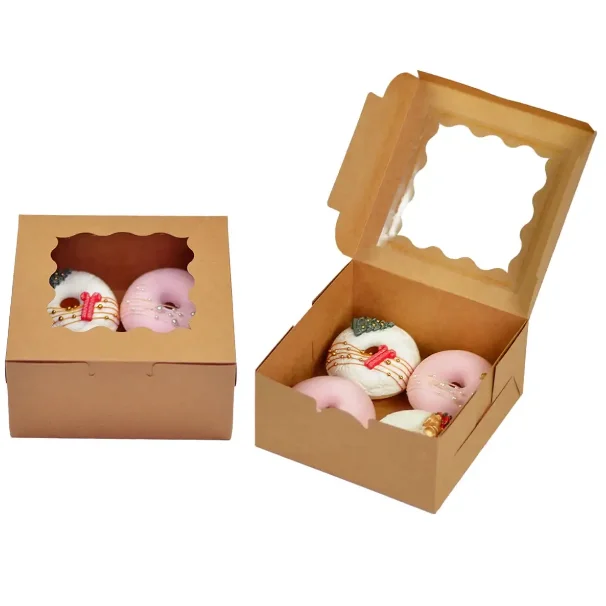 Small Cake Boxes Packaging Custom Logo Cardboard Paper Boxes For Cakes