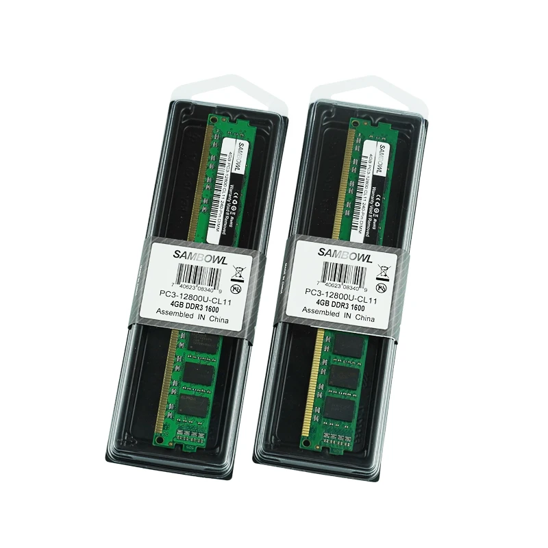 Рабочий стол 2 4 8 ГБ Ddr3 Ram 1600 МГц модуль памяти