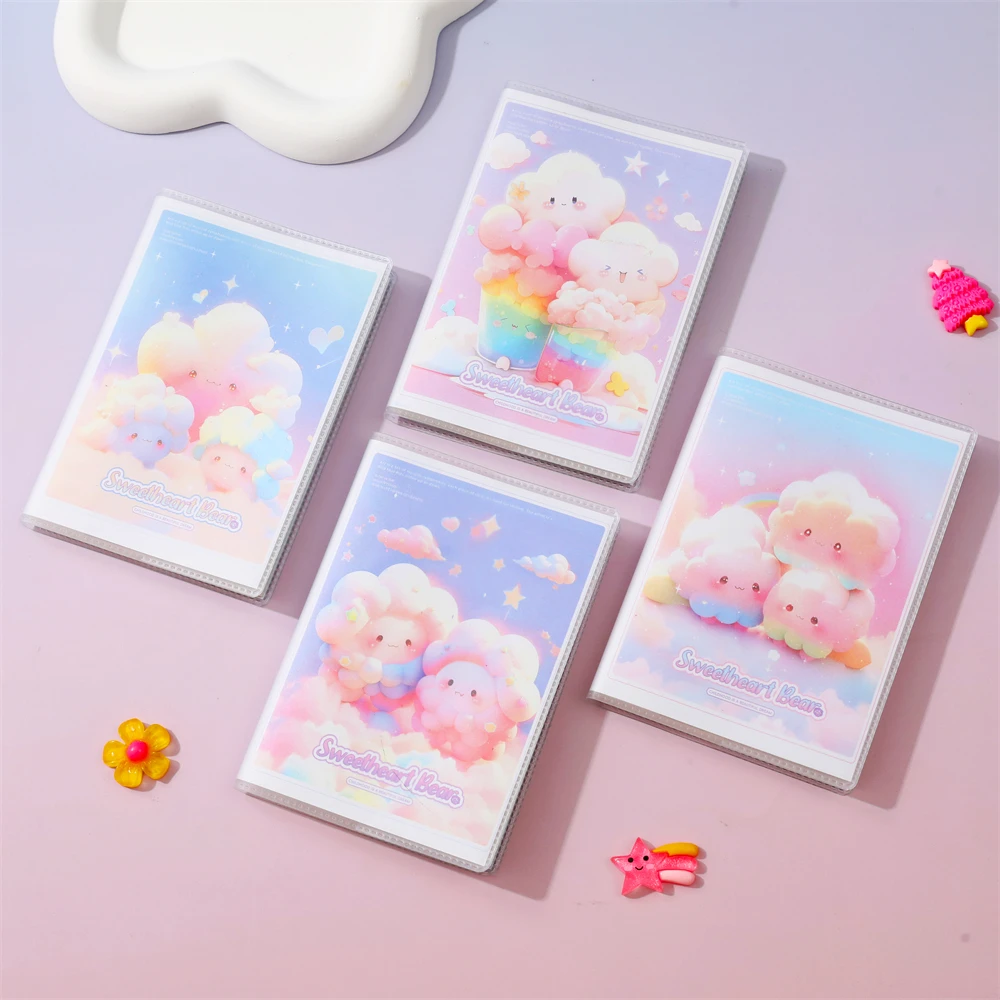 2024 Transparent Eva On Front Cover Or White Pu Leather Cmyk Printing With Buckle For Closing Hardcover Casebound Notebook