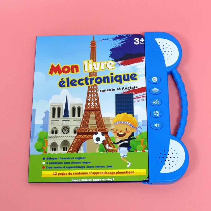 2023 Toddler Personalized  The First French English Learning E-Book Electronic Book To Learn Language