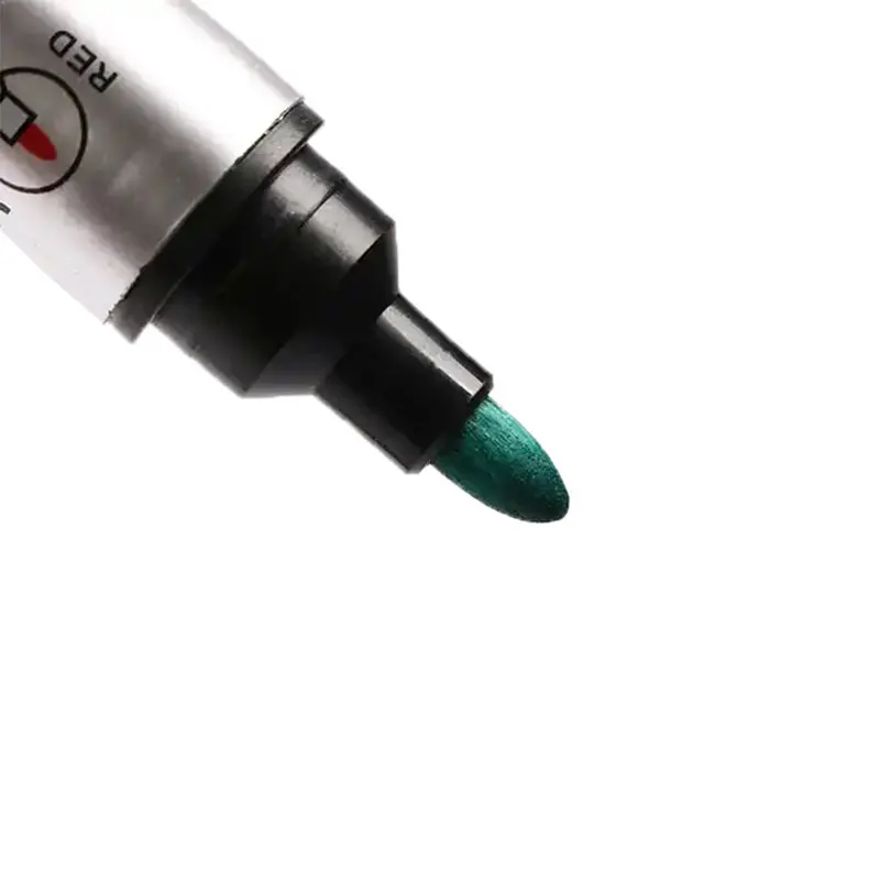 BECOL Wholesale Oil Based Bullet Point Whiteboard Marker Pen Dry Erase Double Head Whiteboard Markers for Office