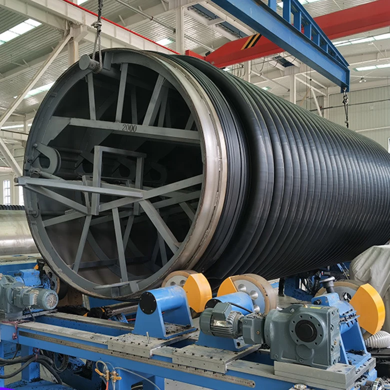 Hdpe гофрированная труба 500 мм 900 спиральная пластиковая hdpe 200 трубы с двойными стенками corrugate дноуглубительные