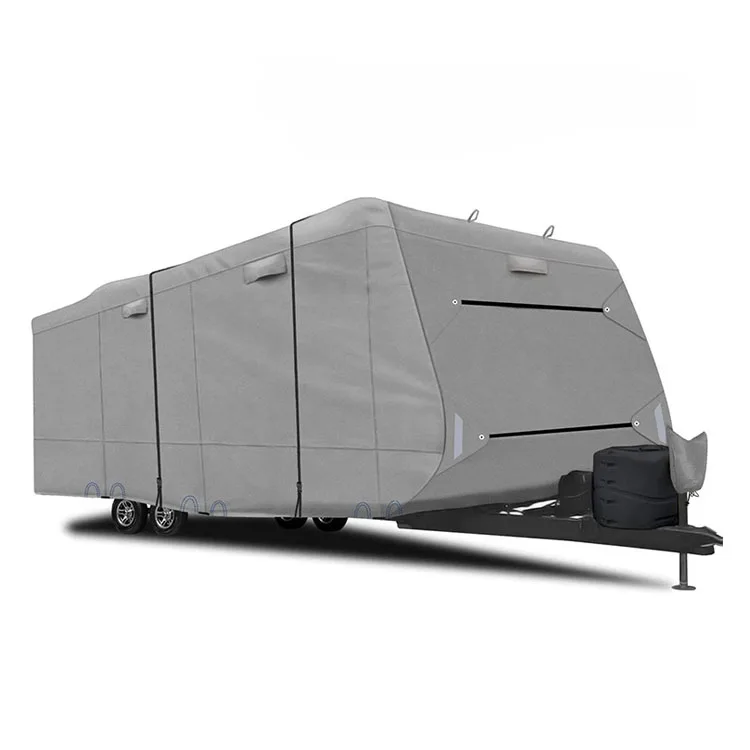 Oem Caravan Rv Cover Custom Size and Logo All Weather Water Proof Protection 600D Waterproof Polyester Customized Rv Surface