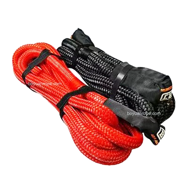 Hot Sell Extension Rescue Rope Braided Rope Offroad Towing Straps Kit for Trucks Tow Rope Mountain Bike