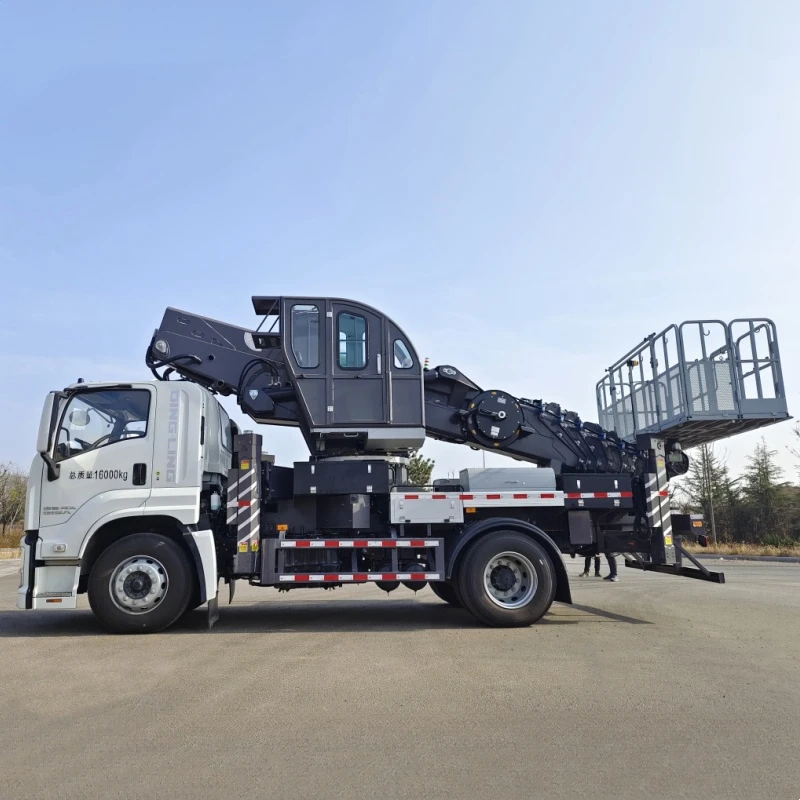 China aerial work platform truck factory JIUHE truck mounted aerial lift 21m 23m 25m 29m 38m 45m aerial work truck