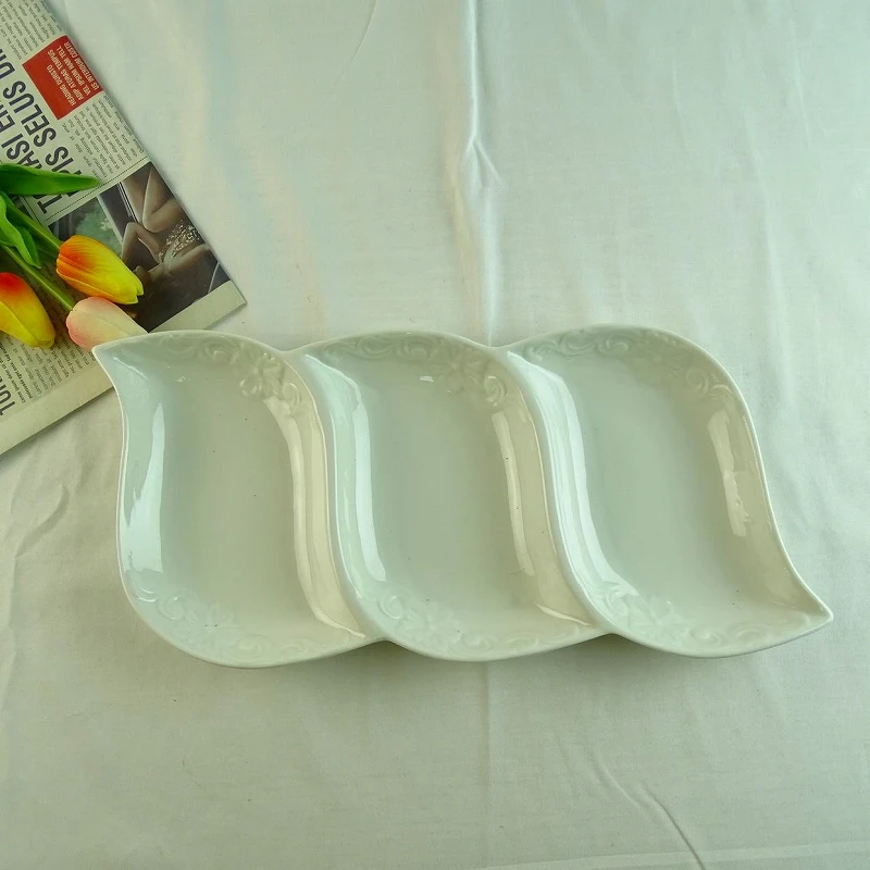 Cheap White Dinner Plates For Restaurant Dish Platters Serving Dish