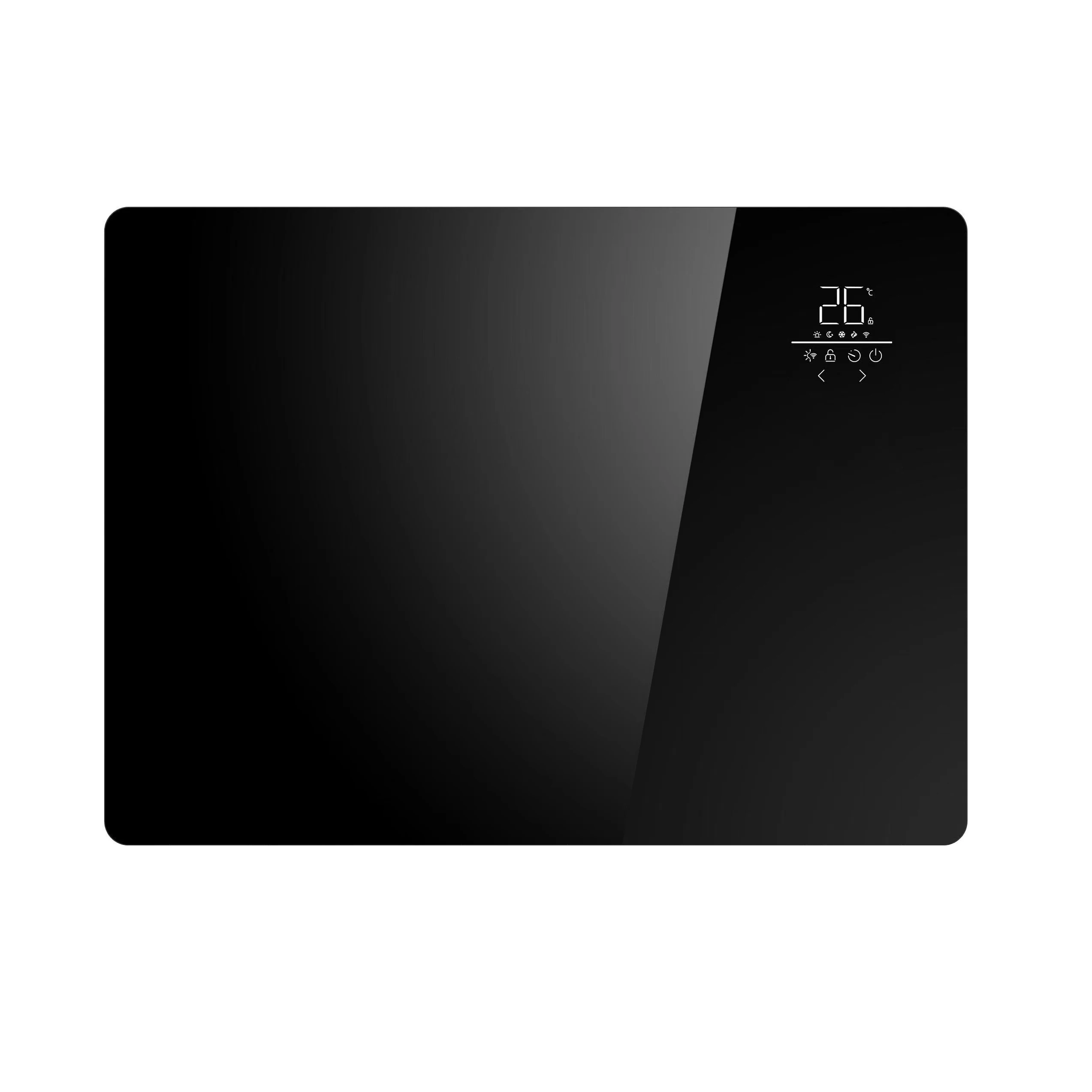 2023 Hot sales home used air convection glass electric panel heater for home use