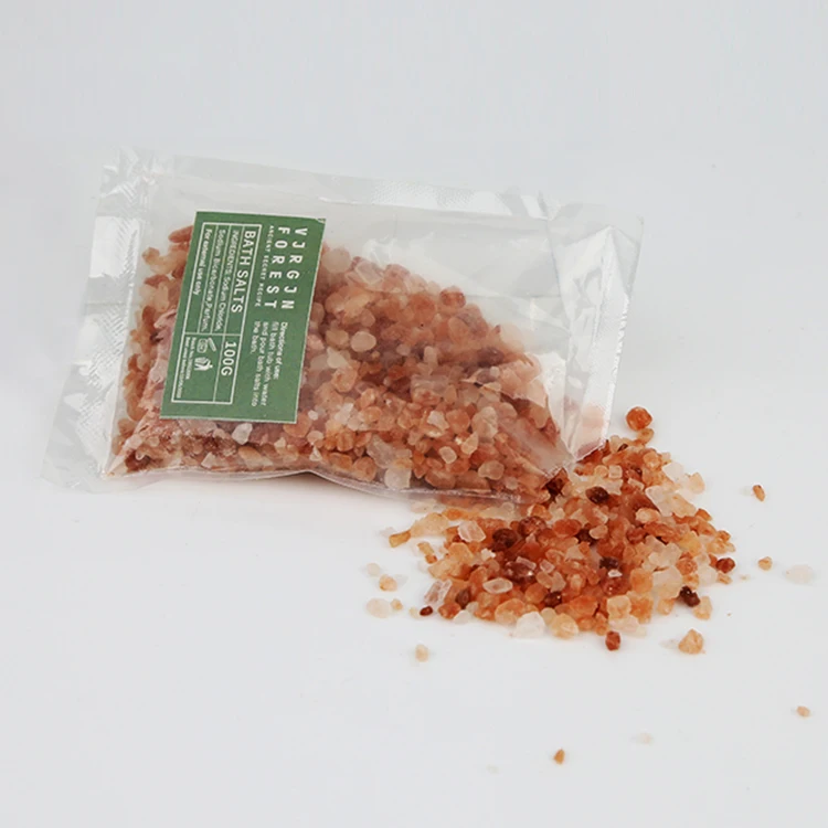 OEM Wholesale Private Label Herbal Crystal Vegan Natural Rose Lavender Organic Dead Sea Bath Salt with Flowers