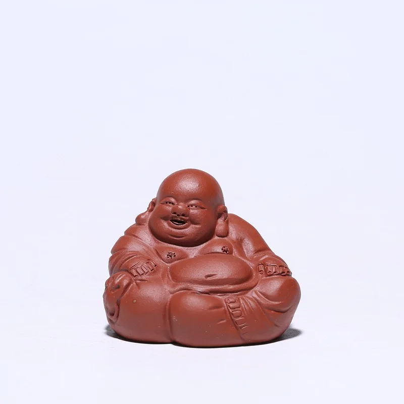 Color Change Tea Ornaments YiXing Tea Pet Buddha statue Hand-Made Tea Set Accessories Wholesale High Quality Furnishings