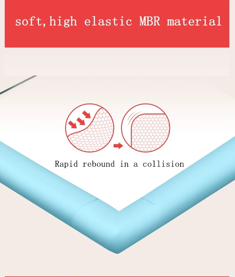 2M U Shape Soft And Thick Rubber Corner Protector Baby Safety Corner Guard Protection Corner