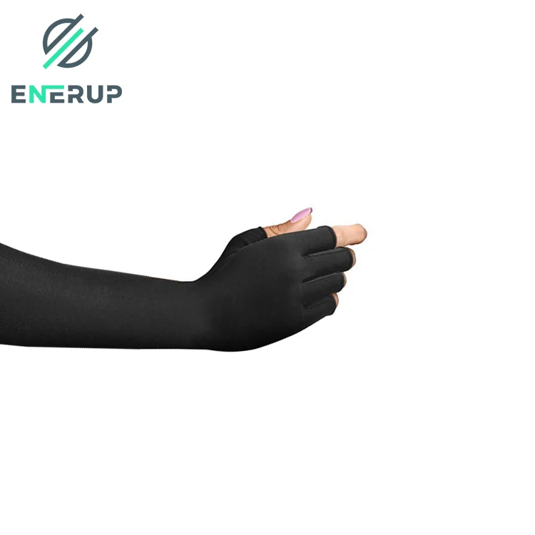 
Enerup China Black Fitness Other Copper Infused Sports Gym Compression Long Anti Arthritis Work Lifting Gloves for Relief Pain 