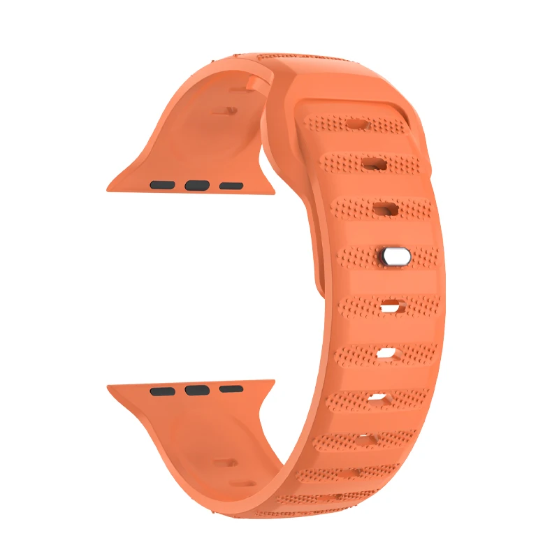 Wholesale Fluororubber Watch Strap High Quality FKM Fluorine Rubber Watch Band for 45mm Watch Straps