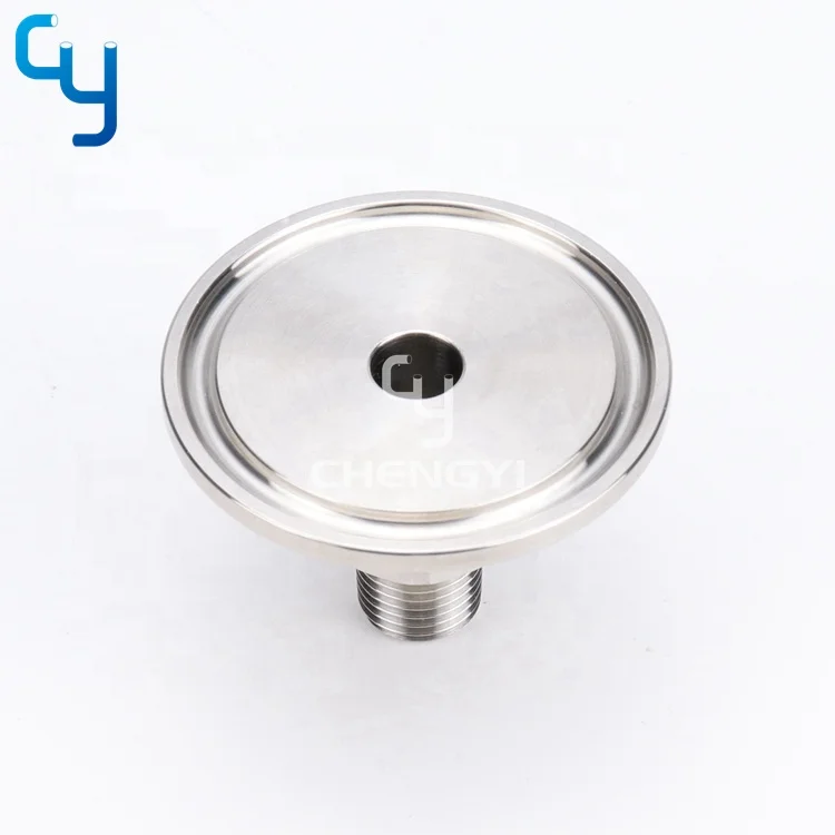 Stainless steel 304/316 sanitary pipe fittings clamped male adapter / adaptor