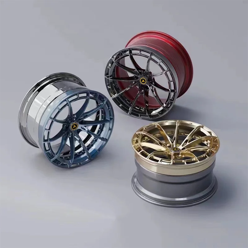 Jiangzao 2 Piece Dual Construction duoblock deep dish alloy wheels emira for  911 996  997 991  992  Carrea 4S GT2 GT3 RS