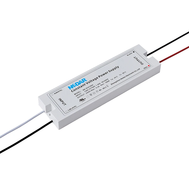 Wholesale 2023 Slim Design 100 -240V AC  DC 24V 80W 100W 150W Plastic Case Constant Voltage LED Driver
