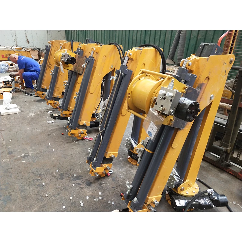 Knuckle Boom 0.8 ton mobile hydraulic pickup truck jib crane
