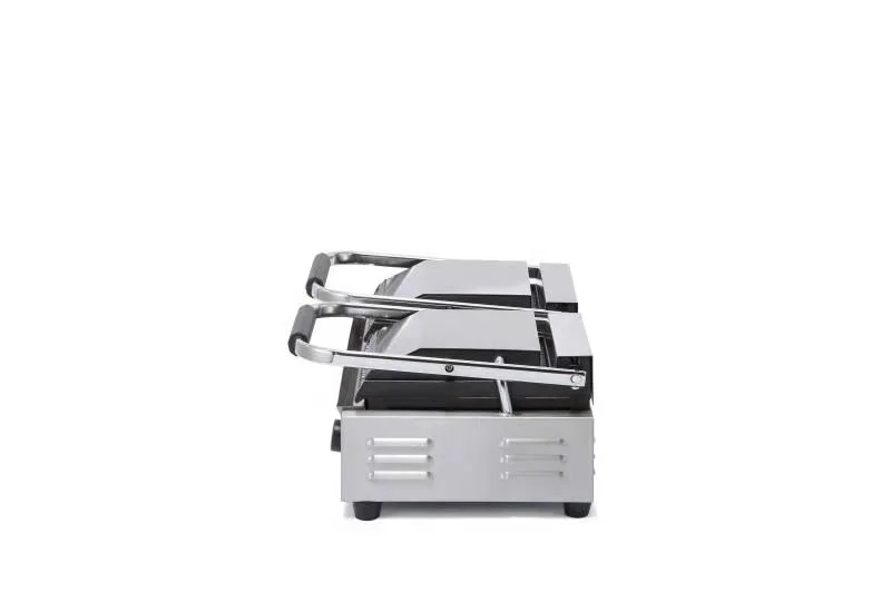 Electric Double Plate Stainless Steel Sandwich Maker Double Heads Commercial Contact BBQ Grills Panini Grill