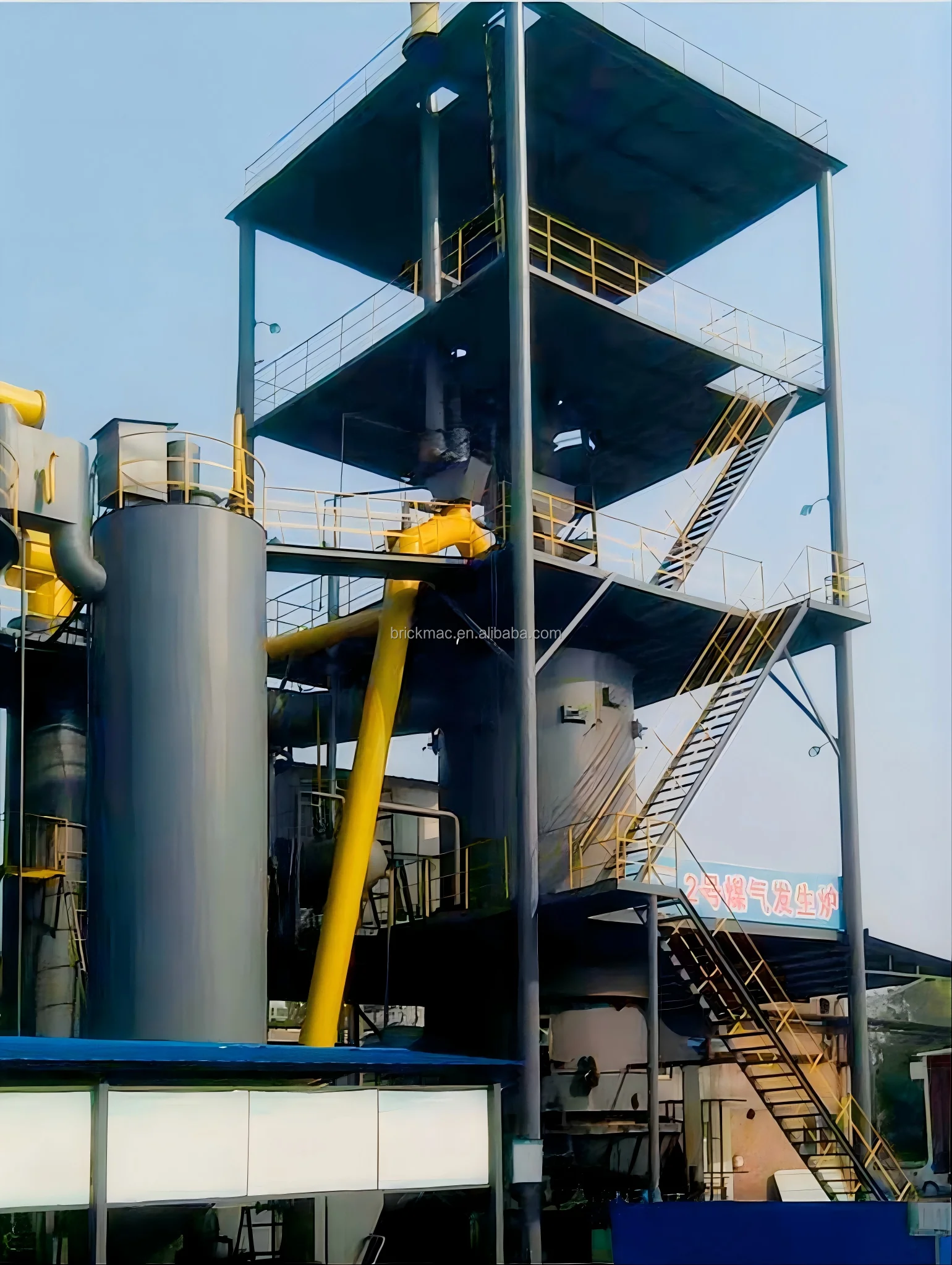 BRICKMAC План производства газификатора угля Система газификации для кирпичного и пустотелого блока печи