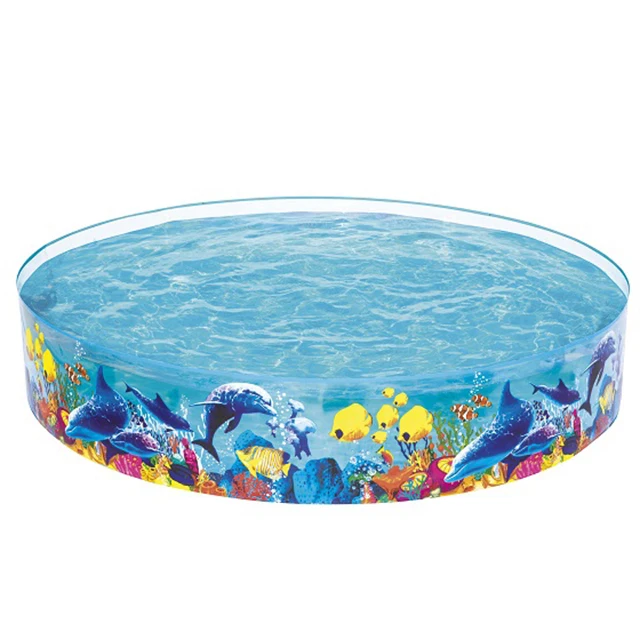 
BESTWAY 55031Sea Creature Hard Material Transparent Water Pool,Children Inflatable Swimming Pool 