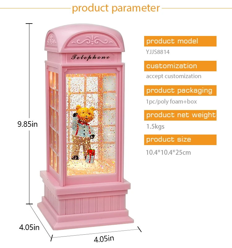 Telephone Booth teddy bears for valentine's day