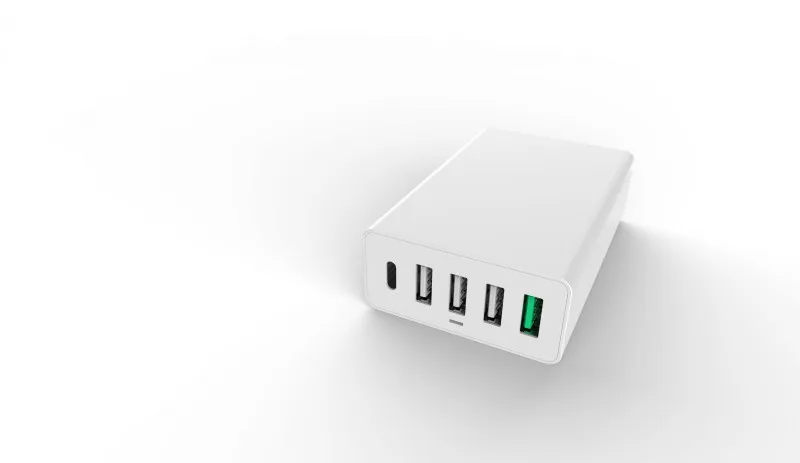 
5 USB universal charger 50W PD QC3.0 wall charger adapter fast charging for iphone for samsung 