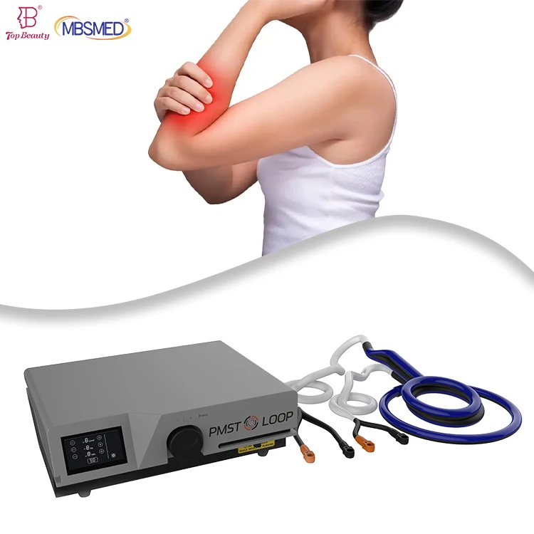 Pemf Device Pmst Loop Pulsed Magnetic Field Therapy Machine With Large And Butterfly Loop For Relieves Pain From Body Arthritis