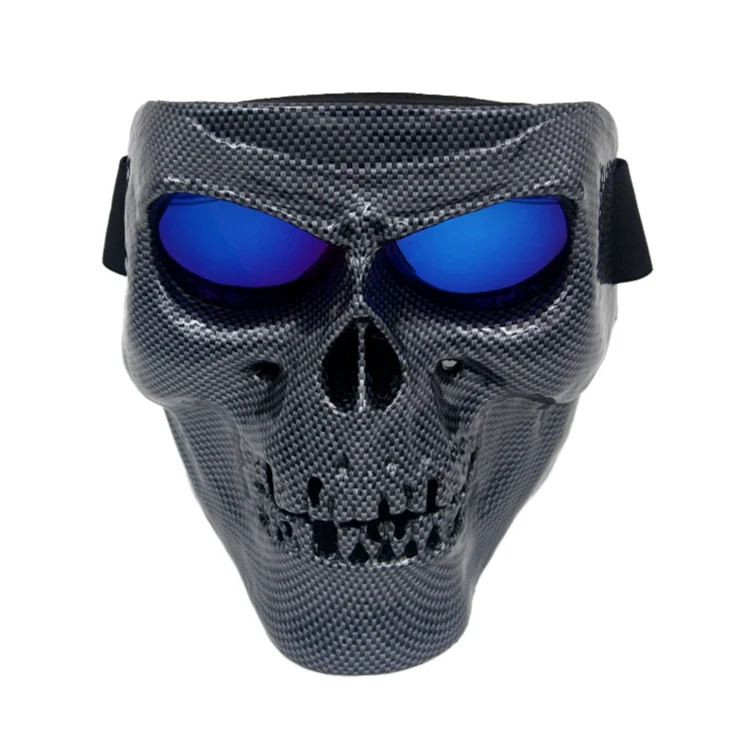 Tactical Halloween Mask Windproof CS Paintball Full Face Motorcycle Party Cosplay Goggles Mask