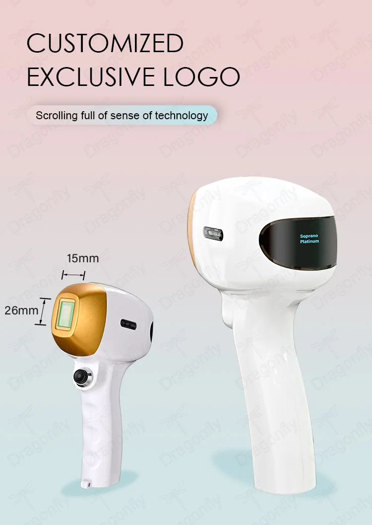 Portable laser hair removal  808nm diode laser hair removal machine aesthetic medicine 4 wavelength titanium 755 808 1064 nm