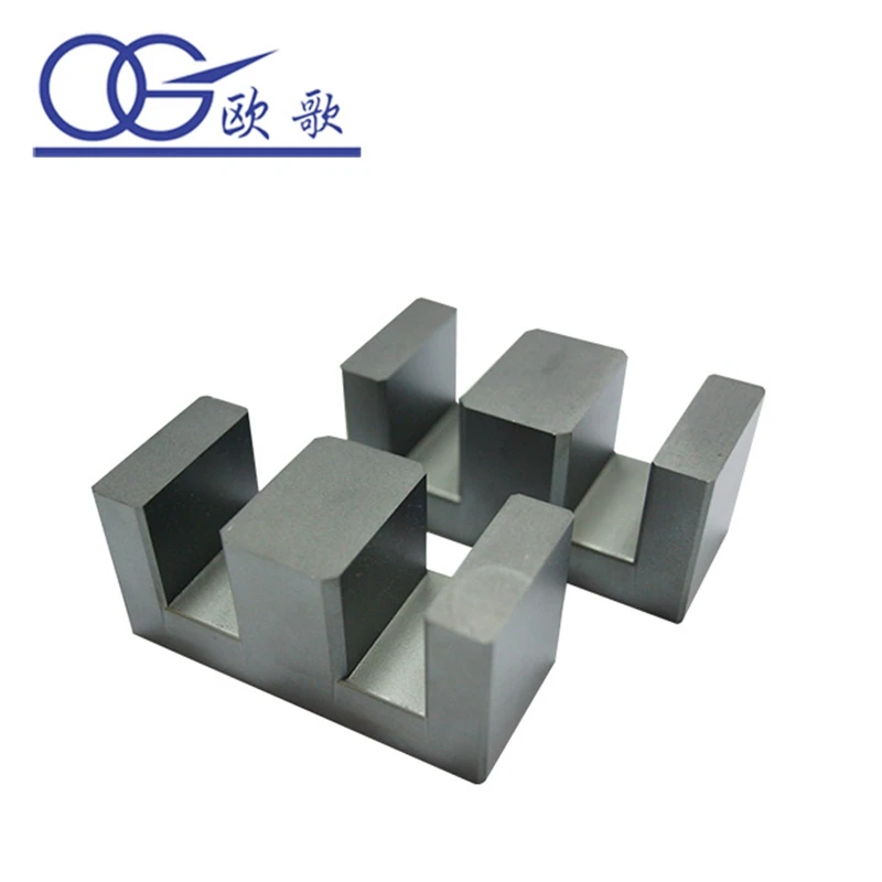 XUYI OUGE EE13 EE16 EE19 EE Series Mn Zn Ferrite Magnet Ring Ferrite Magnet High Frequency Transformer Core