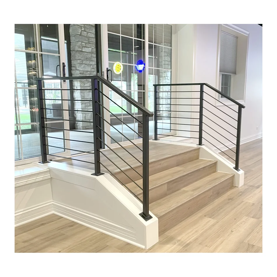 ACE Hot Sales Decorative Wrought Iron Railing Commercial Used For Project Staircase Balcony