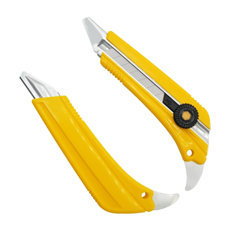 2022 Manufore 18 mm Snap-off Knife Plastic ABS Handle Safety Cutter Knife Paper Cutter Blade Knife Blades Box Cutters Custom