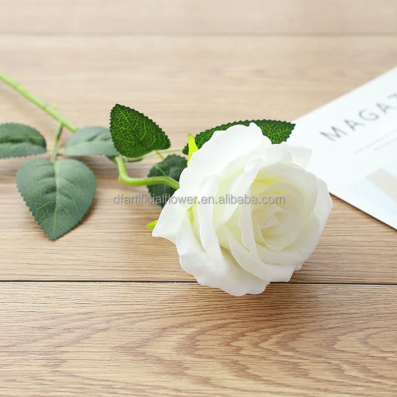 artificial ecuador rose hot sale colorful artificial flower rose gift rose artificial with vase