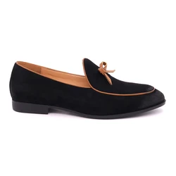 Chinese shoe factory 100% handmade leather shoes Italian style suede men loafer shoes