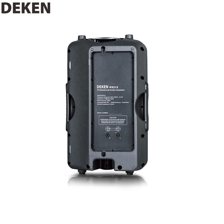 DEKEN RS212 RS серия 10 12 дюймов 400 Вт двухсторонний Полнодиапазонный пластиковый пассивный динамик Профессиональное звуковое оборудование PA