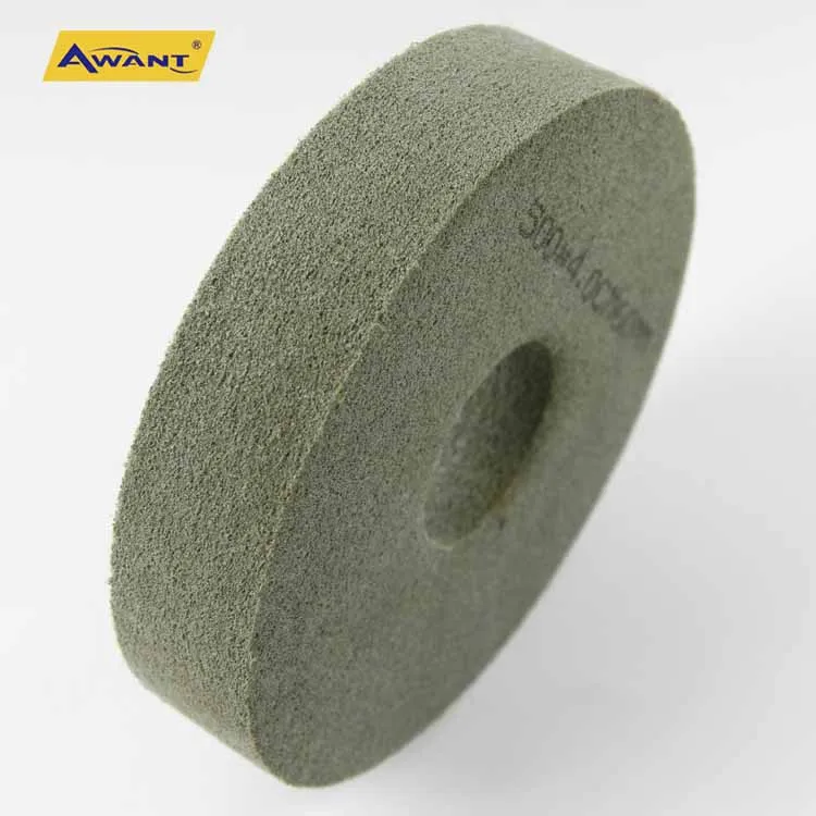 Non Woven Polishing Wheel 500 grit 8 inch Green for Metal Stainless Steel Cast Iron Alloy
