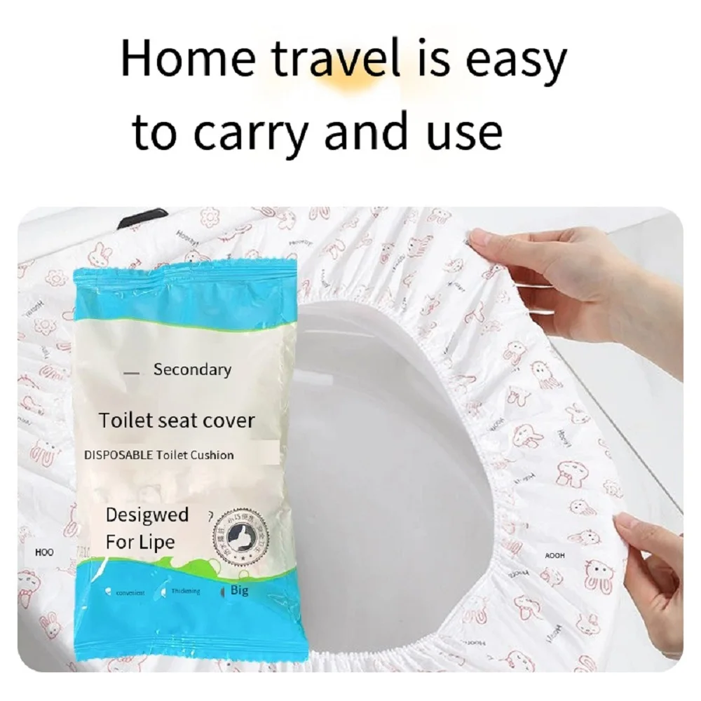 Disposable Printed Non-Woven Toilet Mat Waterproof Sanitary Maternity Seat Mat Travel Hotel Portable Toilet Mat Direct Sales