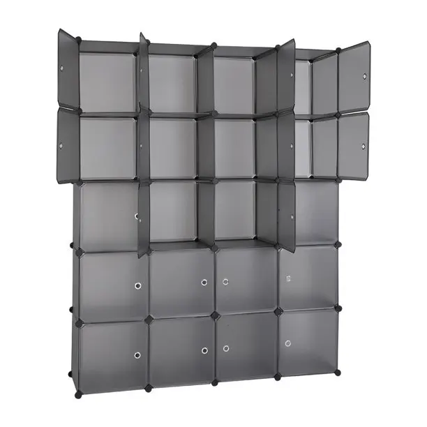Hot selling PP Panel Plastic cube Wardrobe for kids silica gel desiccants for wardrobe home household