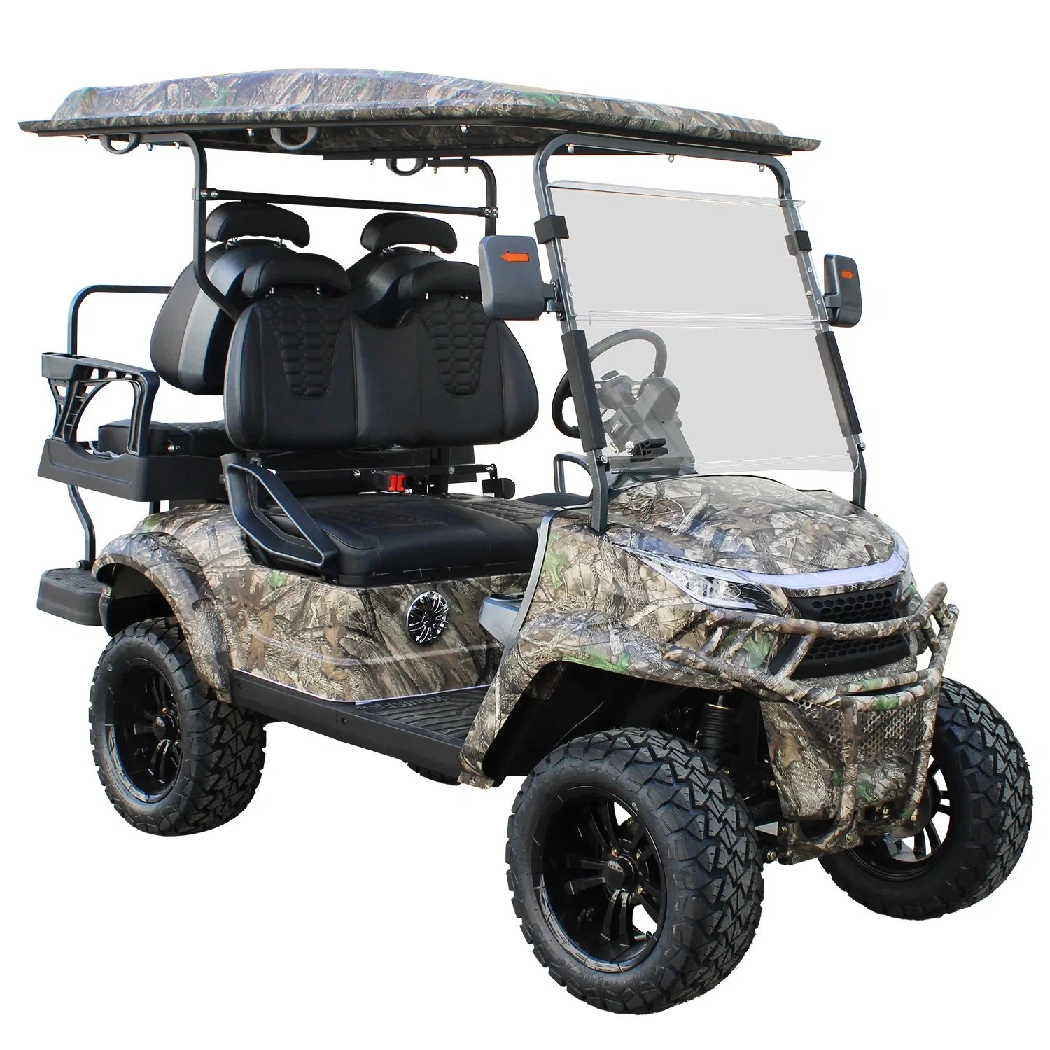 4 Person 72v electric lifted golf cart off road buggy with lithium battery