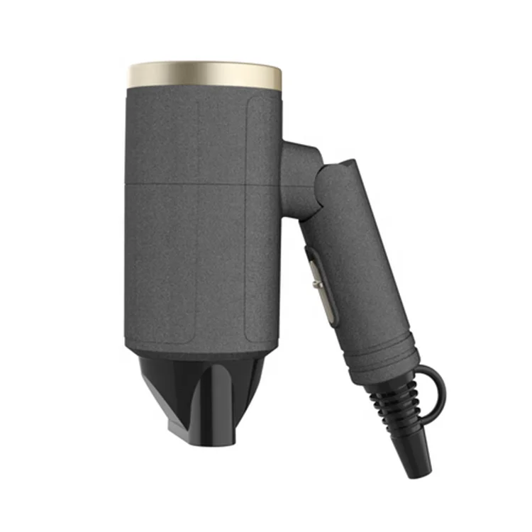 Biumart Foldable Hair Dryer High Watts Plastic Material flight Travel Small Hanging Loop Removable