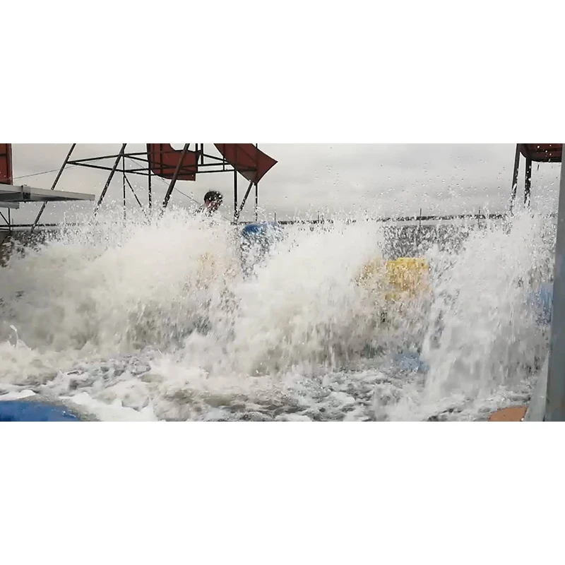 well-design eight paddle wheel aerator 3/4HP fish pond aerator hdpe floats shrimp farming machine