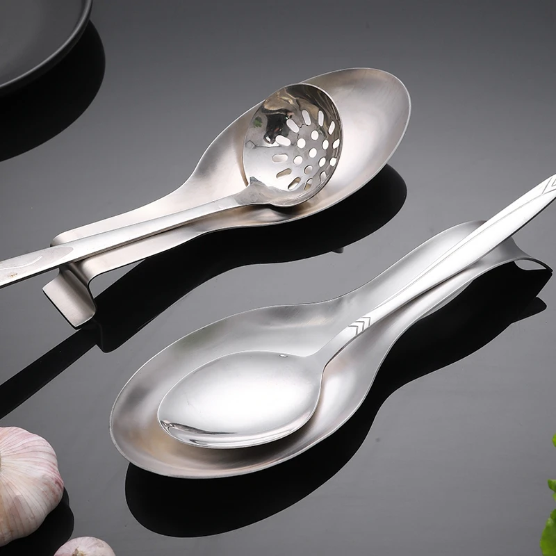 Wholesaler Kitchen Spoon Rest for Stove Top Stainless Steel Utensil Spoon Rest for Kitchen Cooking Utensil Rest
