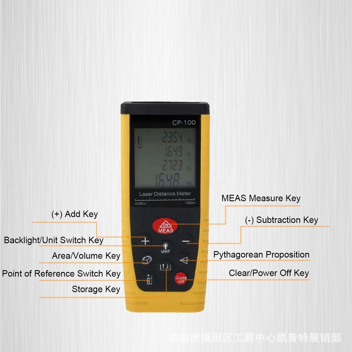 100m Portable Digital Laser Rangefinder laser distance meter